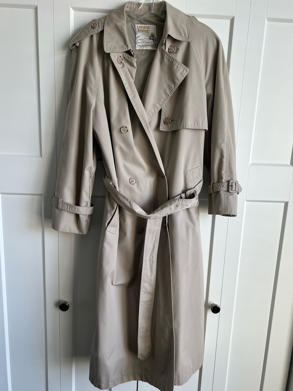 Vintage London Fog Classic Beige Trench Coat